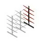 Medium Kragarmregal BR beidseitig 3000x1500x800mm (HxBxT) 4 Ebenen Anbauregal 340/arm