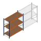 Weitspannregal Kimer 1750x1500x800 mm (hxbxt) 3 Ebenen Anfangsregal