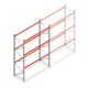 Palettenregal AR T2 3500x2700x1100mm (HxBxT) 3 Ebenen 3636kg/Eb. Grundregal