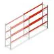 Gebrauchtes Stow Palettenregal 4100x3600x1100 mm (HxBxT) 3 Ebenen Anbauregal