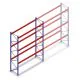 Gebrauchtes Mecalux Palettenregal 3500x3600x1100 mm (HxBxT) 3 Ebenen Grundregal 2650kg/set