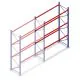 Gebrauchte Dexion Speedlock Palettenregal 4650x2655x1000 mm (HxBxT) 3 Ebenen Anbauregal