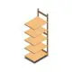 Holz Fachbodenregal BT Euro 2100x770x600 mm (HxBxT) 5 Ebenen Anbauregal