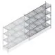Hygienisches Regal 6611 1800x1500x560 mm (HxBxT) 4 Ebenen Anbauregal