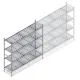 Hygienisches Regal 6611 1800x1500x560 mm (HxBxT) 4 Ebenen Grundregal