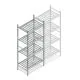 Hygienisches Regal 6811 1800x660x560 mm (HxBxT) 4 Ebenen Grundregal