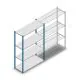 Fachbodenregal Medium Duty 2000x1300x500mm (hxbxt) 4 Ebenen blau Anfangsregal