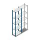 Fachbodenregal Medium Duty 2000x550x300mm (hxbxt) 5 Ebenen blau Anfangsregal