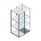 Fachbodenregal Medium Duty 2000x550x800mm (hxbxt) 4 Ebenen blau Anfangsregal