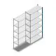 Fachbodenregal Medium Duty 2000x1000x400mm (HxBxT) 6 Ebenen blau Anbauregal