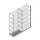 Fachbodenregal Medium Duty 2000x1000x500 mm (HxBxT) 6 Ebenen blau Anbauregal