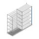 Fachbodenregal Medium Duty 2200x1300x700mm (HxBxT) 6 Ebenen blau Anbauregal