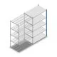 Fachbodenregal Medium Duty 2200x1300x800mm (HxBxT) 5 Ebenen blau Anbauregal