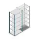Fachbodenregal Medium Duty 2500x1000x700 mm (HxBxT) 6 Ebenen blau Grundregal