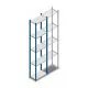 Fachbodenregal Medium Duty 2500x550x300mm (HxBxT) 5 Ebenen blau Grundregal