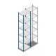 Fachbodenregal Medium Duty 2500x550x400 mm (HxBxT) 6 Ebenen blau Grundregal