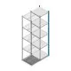 Fachbodenregal Medium Duty 2500x550x600mm (HxBxT) 5 Ebenen blau Anbauregal