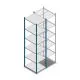 Fachbodenregal Medium Duty 2500x550x700 mm (HxBxT) 6 Ebenen blau Grundregal