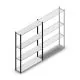 Fachbodenregal Medium Duty 2000x1300x300mm (hxbxt) 4 Ebenen anthrazit Anfangsregal