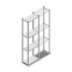 Fachbodenregal Light Duty 2000x550x300 mm (HxBxT) 4 Ebenen Grundregal