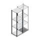Fachbodenregal Medium Duty 2000x550x500mm (hxbxt) 4 Ebenen anthrazit Anfangsregal
