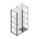 Fachbodenregal Medium Duty 2000x550x600mm (hxbxt) 5 Ebenen anthrazit Anfangsregal