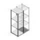 Fachbodenregal Medium Duty 2000x550x700mm (hxbxt) 4 Ebenen anthrazit Anfangsregal