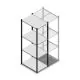 Fachbodenregal Medium Duty 2000x550x800mm (hxbxt) 4 Ebenen anthrazit Anfangsregal