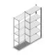 Fachbodenregal Medium Duty 2000x850x400 mm (HxBxT) 5 Ebenen anthrazit Anbauregal