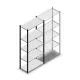 Fachbodenregal Medium Duty 2000x850x400mm (hxbxt) 5 Ebenen anthrazit Anfangsregal