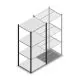 Fachbodenregal Medium Duty 2000x850x700mm (hxbxt) 4 Ebenen anthrazit Anfangsregal