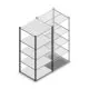 Fachbodenregal Medium Duty 2000x850x800mm (hxbxt) 5 Ebenen anthrazit Anfangsregal
