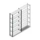 Fachbodenregal Medium Duty 2000x1000x300mm (hxbxt) 6 Ebenen anthrazit Anfangsregal