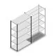 Fachbodenregal Medium Duty 2200x1300x600mm (hxbxt) 5 Ebenen anthrazit Anfangsregal