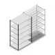 Fachbodenregal Medium Duty 2200x1300x800mm (hxbxt) 6 Ebenen anthrazit Anfangsregal