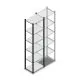 Fachbodenregal Medium Duty 2200x550x400mm (HxBxT) 6 Ebenen anthrazit Grundregal