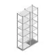 Fachbodenregal Medium Duty 2000x550x400mm (hxbxt) 6 Ebenen verzinkt Anfangsregal