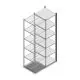 Fachbodenregal Medium Duty 2000x550x600mm (HxBxT) 6 Ebenen anthrazit Anbauregal
