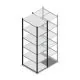 Fachbodenregal Medium Duty 2000x550x800mm (hxbxt) 6 Ebenen anthrazit Anfangsregal