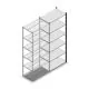 Fachbodenregal Medium Duty 2200x850x500mm (HxBxT) 6 Ebenen anthrazit Anbauregal