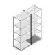 Fachbodenregal Medium Duty 2200x850x600mm (HxBxT) 5 Ebenen anthrazit Grundregal