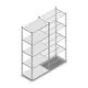 Fachbodenregal Light Duty 2500x1000x600 mm (HxBxT) 5 Ebenen Grundregal