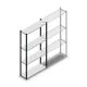 Fachbodenregal Medium Duty 2000x1000x300 mm (hxbxt) 4 Ebenen anthrazit Anfangsregal