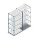 Fachbodenregal Medium Duty 2000x1000x700 mm (hxbxt) 5 Ebenen blau Anfangsregal