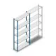 Fachbodenregal Medium Duty 2200x1000x300 mm (hxbxt) 5 Ebenen blau Anfangsregal