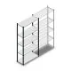 Fachbodenregal Medium Duty 2200x1000x400 mm (hxbxt) 5 Ebenen Anthrazit Anfangsregal