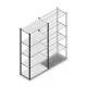 Fachbodenregal Medium Duty 2200x1000x500 mm (hxbxt) 5 Ebenen anthrazit Anfangsregal