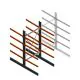 Schweres Kragarmregal beidseitig 3000x1500x1200mm (HxBxT) 4 Ebenen Grundregal