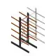 Schweres beidseitiges Kragarmregal 4000x1200x1200 mm (HxBxT) 4 Ebenen Grundregal