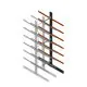 Schweres Kragarmregal beidseitig 5000x800x1200 mm (HxBxT) 6 Ebenen Anbauregal
